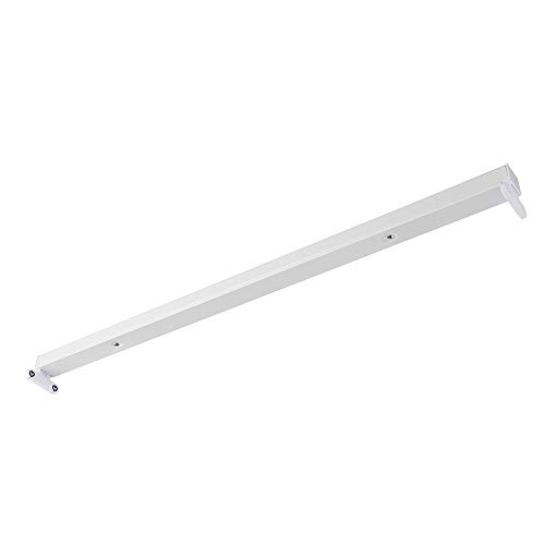 National Lighting OXXO Indoor T8 LED Tube Ready Twin 6FT Batten Energy Saving Ceiling Light Fitting IP20 Rated - Commercial Office Home Use (Tube NOT Included)