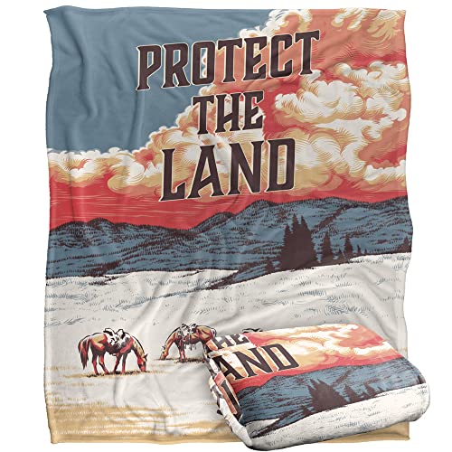 Yellowstone Yellowstone Protect The Land Silky Touch Super Soft Throw Blanket 152 X 127 Cm