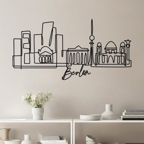 Stylish Black Decorative Metal Wall Accessory, 120 x 60 x 1.5 cm, 100% Metal, 2 mm Thickness, Lightweight & Modern Design for Home Decor