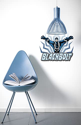 Komar Wall Sticker, Self-adhesive film, Black, Blue, 50 x 70 cm