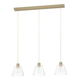 Eglo Pendant Lamp Copley, Dining Table Light Smoked Glass