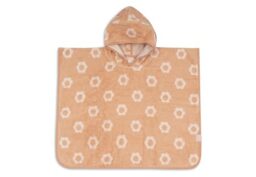 Jollein Bath Poncho Baby & Child - Jacquard - Flower - 100% Cotton - Terry Cloth - OEKO-TEX Certified - Poncho Towel - For Boys & Girls