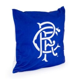 Rangers FC 'The Gers' Official Reversible Cushion Cover – Authentic RFC Scroll Crest Design – Decorative Pillowcases for Sofa, Bedroom & Team Fan Gift