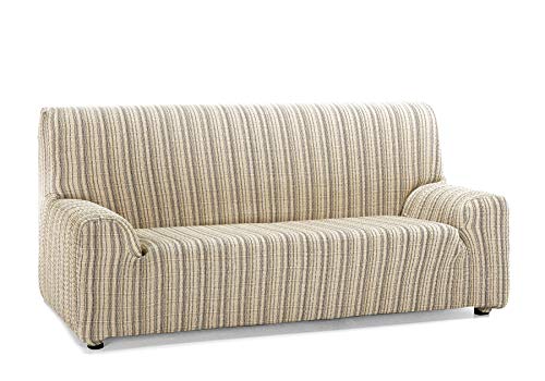 Martina Home Mejico - Elastic Sofa Cover 1 Plaza, 70 a 110 cm de ancho beige