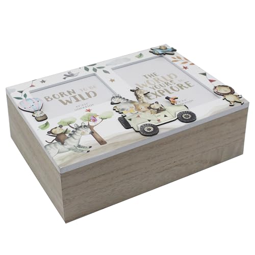 L & P Home & Gifts Lesser & Pavey Dream Big Wooden Decorative Storage Box - Wooden Craftsmanship, Keepsake Storage, Secure Lid, Photo & Letter Organisation, Decorative Display, Meaningful Present