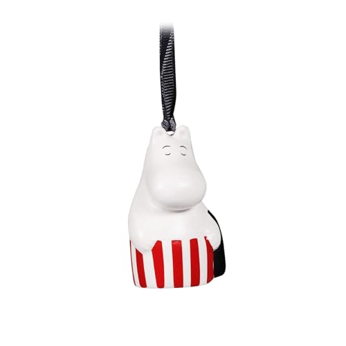 Half Moon Bay - Moomins - Moominmamma Ceramic Hanging Decoration - Charming 3D Figurine Ornament - Official Merchandise - Whimsical Birthday, Cozy Teacher or Summer Gift