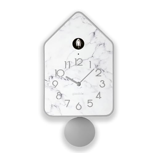 Guzzini - Wall Clock 37 cm with Pendulum Dark Grey