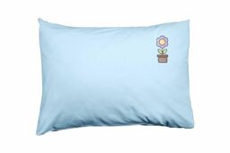 Bona Basics, Decorative Cushion Cover, Home Decoration, For Sofa, Cafeteria, Size: 50x35cm, Color: Light Blue