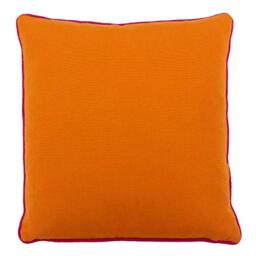 "Riva Paoletti Cushion Cover, Viscose, Orange/Fuchsia, 45cm x 45cm (18"" x 18"" inches)"