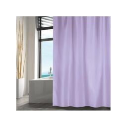 MSV Polyester Shower Curtain 180 x 200 cm Lavender