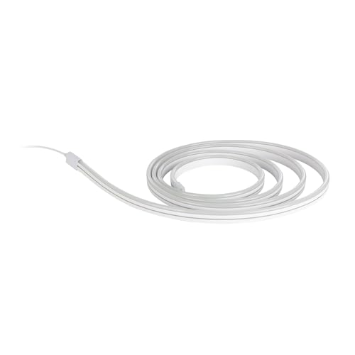 Eglo LED Tube Light RGBIC, lightstrip with Light Effects, Gaming Room Setup and Party Decor, Coloured Strip Light, Warm White and RGB, 3 m
