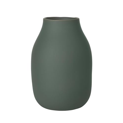 blomus Vase-65704 Vase Porcelain Agave Green Height 20 cm Diameter 14 cm