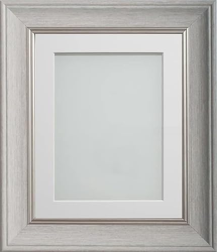 Frame Company Drummond Pale Grey Photo Frame, Off-White Mount, 20x16 for A3 (16.5x11.75 inch, fitted with perspex)