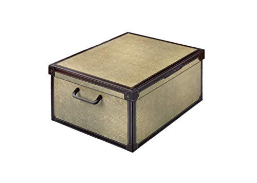 Lavatelli Bauletto Tapirus – Decorative Cardboard Storage Box with Lid & Handles – Stackable Toy & Clothes Organizer for Bedroom, Office & Home – 42×32×21 cm (16.5×12.6×8.3 in)