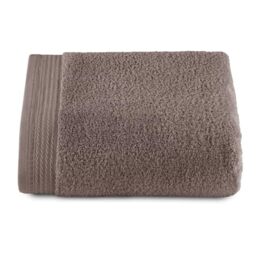 RIZO Top Towel - Set of 1 Shower Towel - Bath Towels - 100% Combed Cotton - 600 g/m2 - Measure 70 x 140 cm - Mink