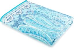 Bassetti MERGELLINA 9328470 Bedspread 100% Cotton Ocean Blue B1 240 x 255 cm
