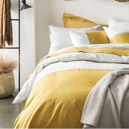 Sahara You and Me Plain Cotton Percale Duvet Cover Set