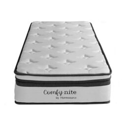 Home Source Cygnus Pocket Sprung Gel Memory Foam Mattress, Single 3ft, Medium Firmness, 7-Zone Support, 22cm Depth