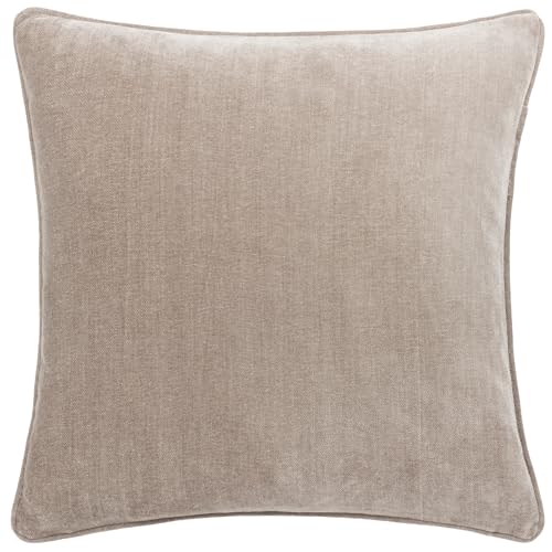 Yard Heavy Chenille Cushion Cover (Greige, 50 x 50 cm)