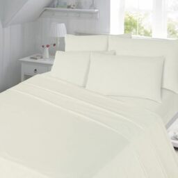 Kampala Hill 180 Thread Count Duvet Cover Set Bedding Cream Single