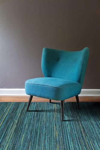 Brighton Large Living Room Bedroom Rug Rugs Carpet Soft Blue/Yellow 160x230cm