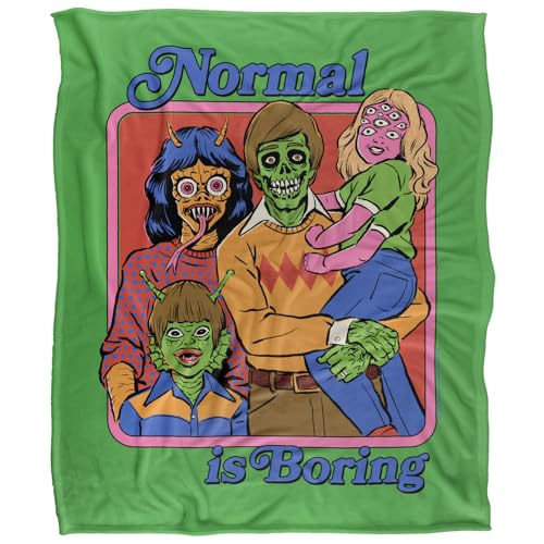 Steven Rhodes Normal Is Boring Silky Touch Super Soft Throw Blanket 152 X 127 Cm