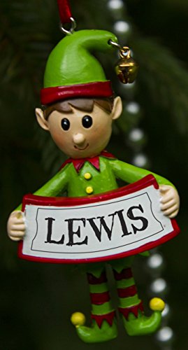 Boxer Gifts Lewis Elf Christmas Tree Decoration - Great XMAS Bauble Ornament Gift - One For The Whole Family