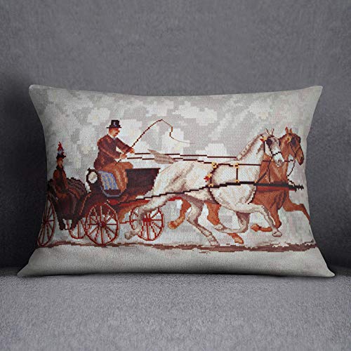 Bonamaison Decorative Cushion Cover, Cotton Polyester, Multicolor, 35x50