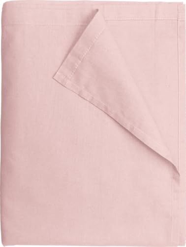 Flat Sheet 240 x 300 cm Powder Pink – 100% Cotton 57 Thread Count