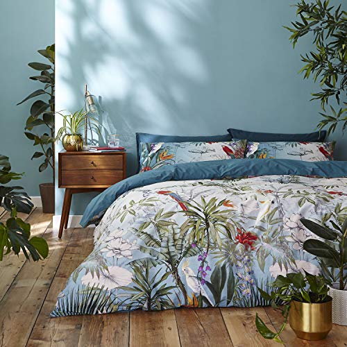 Catherine Lansfield Paradise 155 x 220 cm Duvet Cover and 1 80 x 80 cm Pillowcase