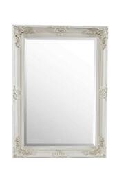 Mirror Abbey Baroque Style Rectangular Cream, 112x81, Beige