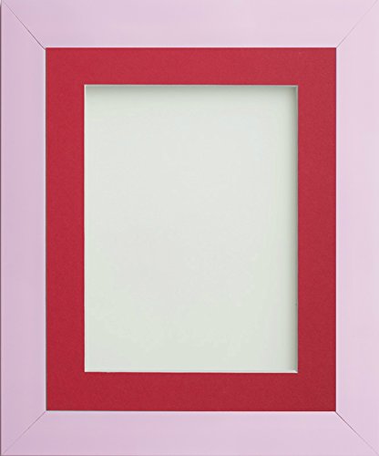 Frame Company Candy Range Peony Picture Photo Frames with Red Mount, 20x16 for 15x10 *Choice of Sizes and Colours* Fitted with Real Glass