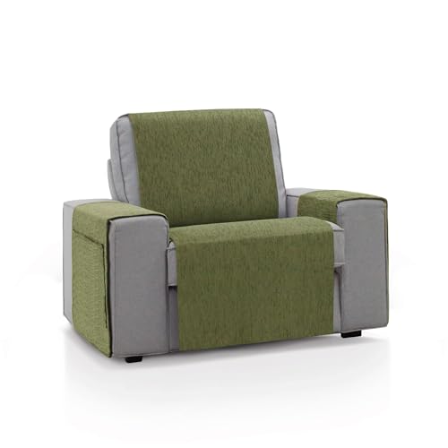 ECOMMERC3 - Sofa Cover Size 1 Seater 55 x 220 cm - Green Soft Touch Sofa Cover 100% Made in Spain
