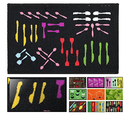 LucaHome – Kitchen Doormat, Non-Slip, Very Absorbent, Doormat Colours, 50 x 130 cm, Indoor Doormat, Machine Washable