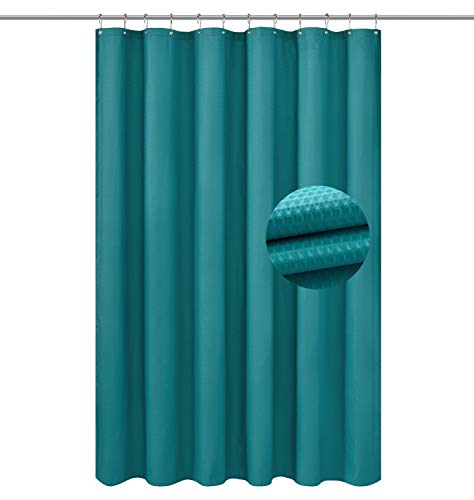 Barossa Design Microfiber Shower Curtain Liner - Hotel Quality, Machine Washable, Water Repellent 70W x 72H Lightweight Cloth Shower Curtain for Bathroom/Tub