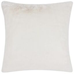 Paoletti Stanza Faux Fur Cushion Cover, White