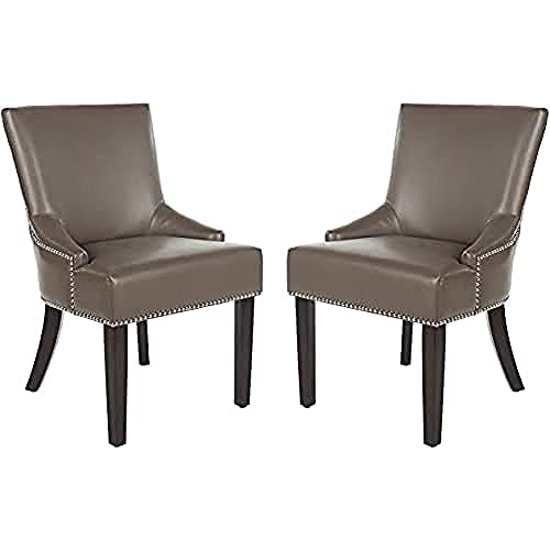 SAFAVIEH Set of 2 Wooden Dining Chairs, in Clay