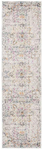 Safavieh Modern Chic Rug for Living Room Dining Room Bedroom - Madison Collection Short Pile, Grey and Gold, 24 x 36 Inch