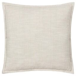 Yard Truro Striped Polyester Filled Cushion (Natural, 45 x 45 cm)