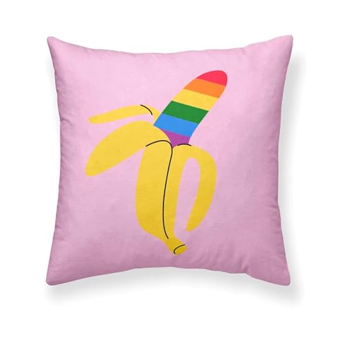 BELUM - Cushion Cover Size: 50 x 50 cm Fabric: 100% Organic Cotton Model: Pride 08 - Cushion Cover LGTBIQ+