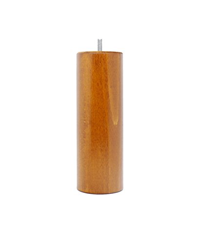 La Fabrique de Pieds The Making of am20170061 Feet Set of 4 Legs Cylinder Shade Cherry Wood 15 x 7 x 7 cm
