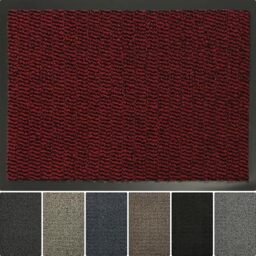 Serdim Rugs Heavy Duty Dirt Trapper Runner Mat, Non-Slip PVC, Red, 90x300cm