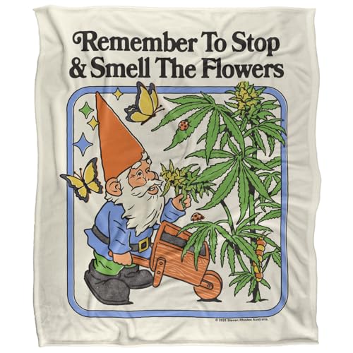 Steven Rhodes Smell The Flowers Silky Touch Super Soft Throw Blanket 152 X 127 Cm