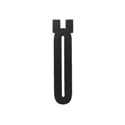 Design Letters Black wooden letter A-Z O