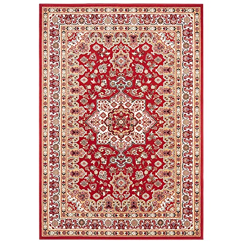 Nouristan Oriental Short Pile Rug Parun Täbriz Red 120 x 170 cm