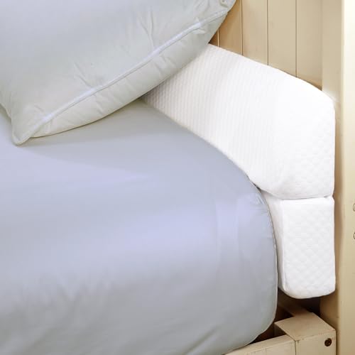 "HOMBYS Wedge Pillow Headboard for Bed Gap,Foldable Bed Wedge Gap Filler Twin Size,Matterss Gap Filler,Multi Functional Bed Crack Pillow, Fill The Gap (0-7"") Between Your Headboard and Mattress,White"