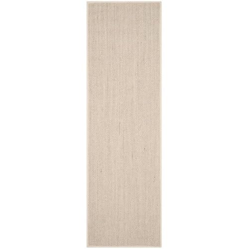 Safavieh Natural Fiber Rug for Living Room, Dining Room, Bedroom - Natural Fiber Collection, Short Pile, in Natural and Beige, 61 X 91 cm