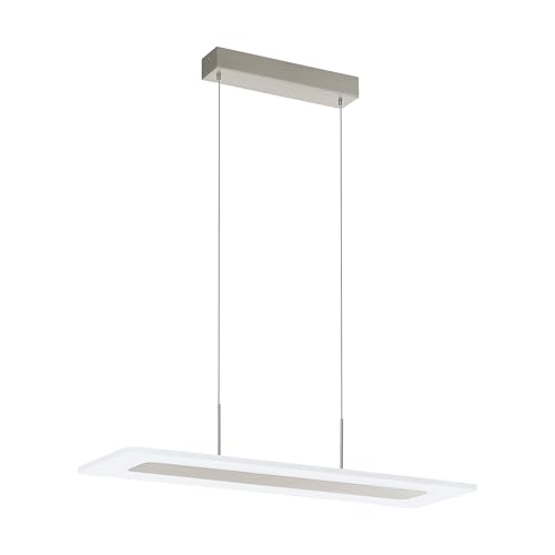 Eglo LED Pendant Lamp Manresa, Dining Table Light, Steel in Matt Nickel