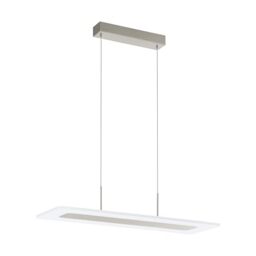 Eglo LED Pendant Lamp Manresa, Dining Table Light, Steel in Matt Nickel