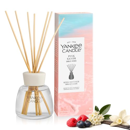 Yankee Candle Reed Diffuser - Pink Sands - For small to medium spaces - Up to 10 weeks of fragrance
